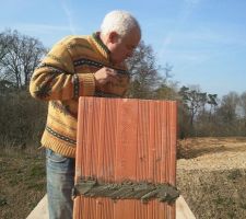 Montage des boisseaux de chemin&eacute;e