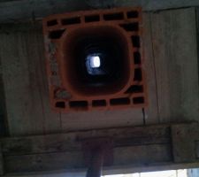 Montage des boisseaux de chemin&eacute;e