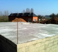 Plancher béton du RDC