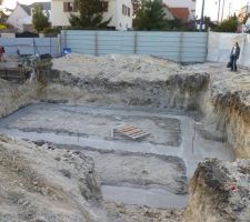 Fondations prises de la façade arrière