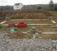 Les fondations sont coulées