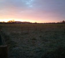 Notre terrain vu de la route.