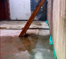 Ajout de 50cm de dalle pour satisfaire la mairie ...