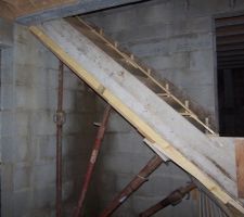 Coffrage de l'escalier