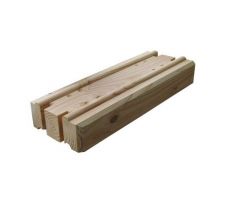 Détail d'un parpaing bois ou BVB.
Dimensions: 50 x 19 x 8.5