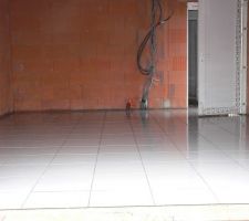 Carrelage du garage