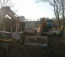 Travaux de viabilisation du lotissement 2&egrave;me semaine