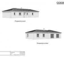 Voici la perspective 3D de notre future maison.