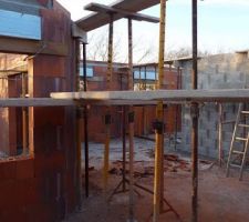 Pr&eacute;paration des poutres