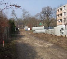 D&eacute;but des travaux de viabilisation. 1&egrave;re semaine