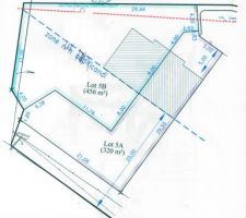 Notre terrain est le lot 5A