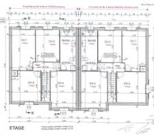 Le plan correspondant à notre maison est celui de gauche