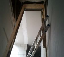 Futur mont&eacute;e d'escalier