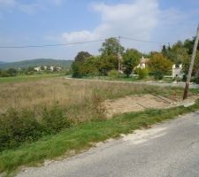 Le terrain vierge avant les travaux