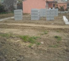 Et voila le terrain, vue du fond avec tous les kerons