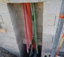 Raccordement France Telecom (tuyaux gris)