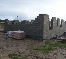 La maison commence à prendre forme