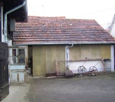 Partie &agrave; d&eacute;truire pour pouvoir mettre le garage