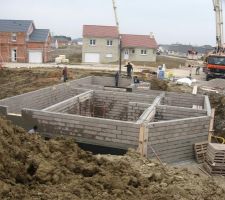 Coulage des murs du sous sol...