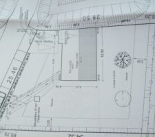 Implantation de la maison propos&eacute;e par le constructeur.