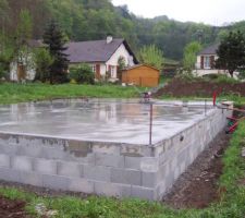 Dalle rez de chaussée sur vide sanitaire