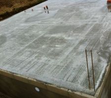 Dalle enfin coul&eacute;e