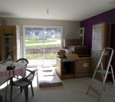 La cuisine en cartons!