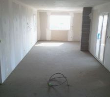 Chape plancher chauffant