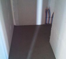 Chape plancher chauffant