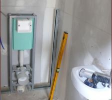 Installation WC suspendu