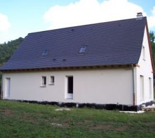 Vue de l'arrière de la maison