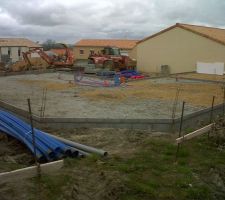 Passage des gaines plomberie