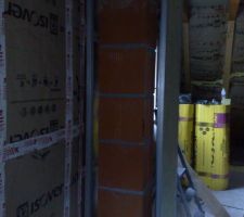Isolation en panneaux spécifiques du conduit de cheminée