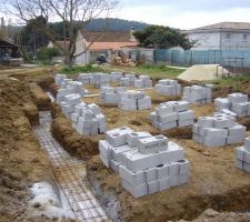 Vue de la face est de la maison