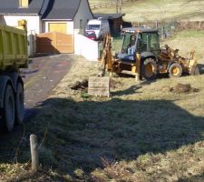 Premier coup de pelle!