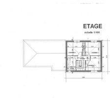 Plan de masse de l'étage