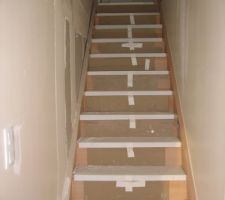 Escalier en hêtre