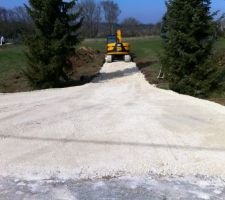 Ma belle all&eacute;e pour acces chantier