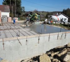 Et coule le beton