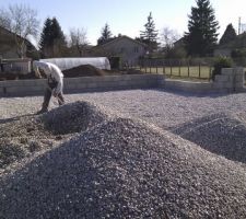 Les galets arriv&eacute;s le matin m&ecirc;me.