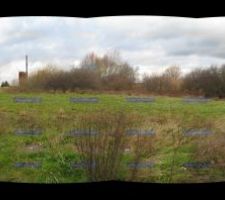 Nouveau terrain en vue panoramique