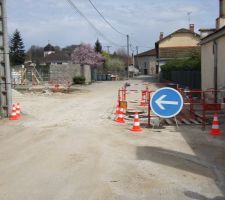 Viabilisation lotissement 4&egrave;me semaine.