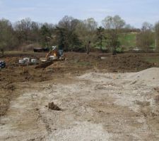 Viabilisation lotissement 4&egrave;me semaine.