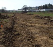 Viabilisation lotissement 4&egrave;me semaine.