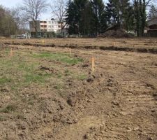 Viabilisation lotissement 4&egrave;me semaine.