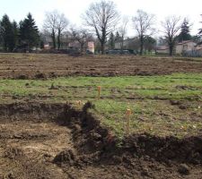 Viabilisation lotissement 4&egrave;me semaine.
