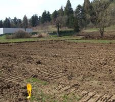 Viabilisation lotissement 4&egrave;me semaine. Notre terrain