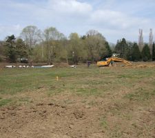 Viabilisation lotissement 4&egrave;me semaine.