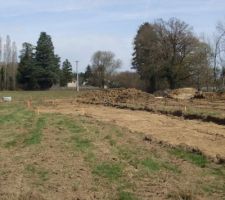 Viabilisation lotissement 4&egrave;me semaine.