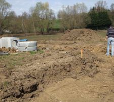 Viabilisation lotissement 4&egrave;me semaine.